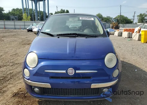 2012 Fiat 500 Lounge из США, поврежденный, VIN 3C3CFFCR6CT117733